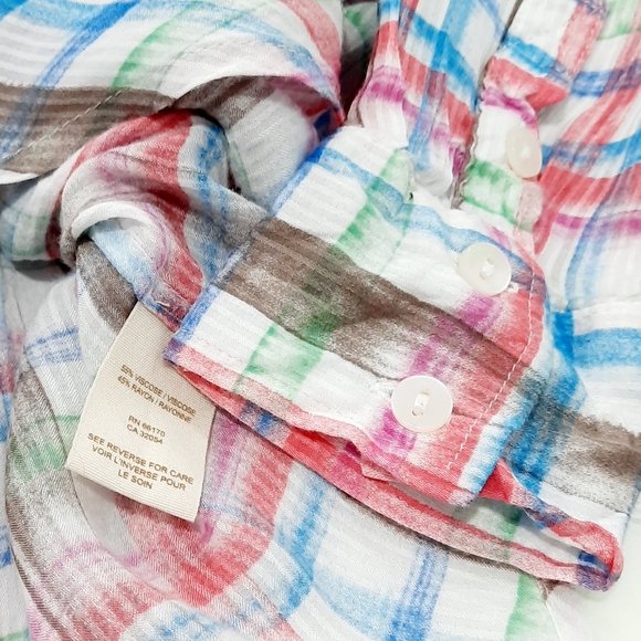SALE❌️ Free People We the Free Tie Front Button Down Shirt - Picture 11 of 17